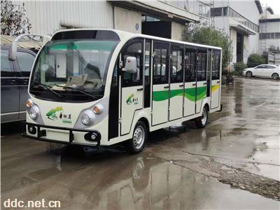  封闭款电动观光车，四轮电动车